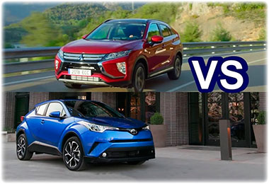 Выбираем кроссовер: Toyota C-HR или Mitsubishi Eclipse  Cross?
